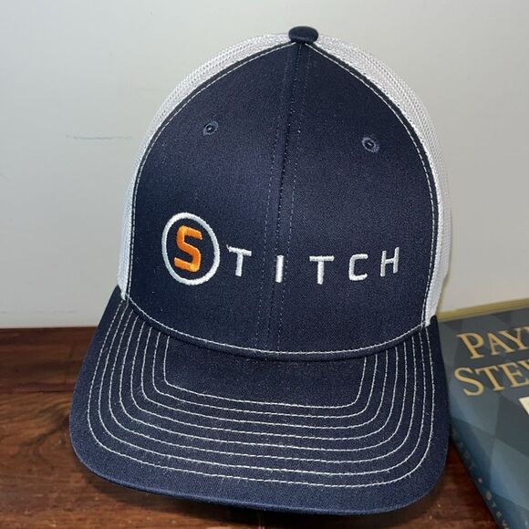 Stitch 2 Tone Dark Golf Adjustable Baseball Mesh SnapBack trucker golf Hat Cap - Picture 1 of 3